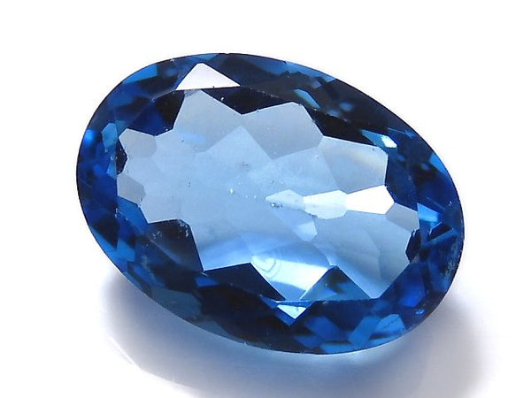 [Video][One of a kind] High Quality Swiss Blue Topaz AAA Loose stone Faceted 1pc NO.53