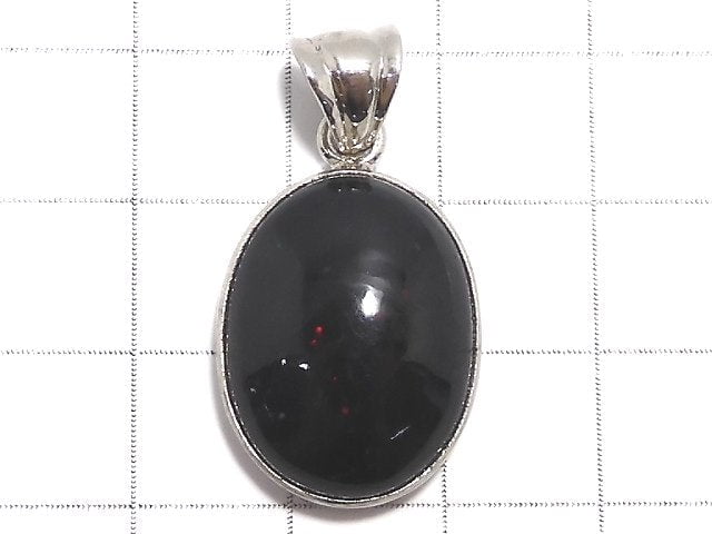 [Video][One of a kind] Black Opal AAA Pendant Silver925 NO.8