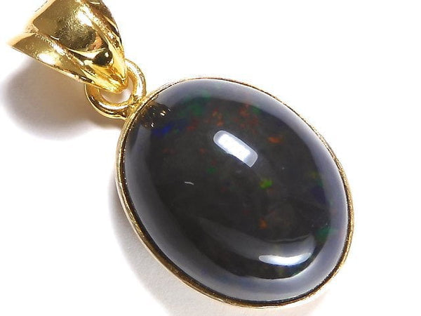 [Video][One of a kind] Black Opal AAA Pendant 18KGP NO.15