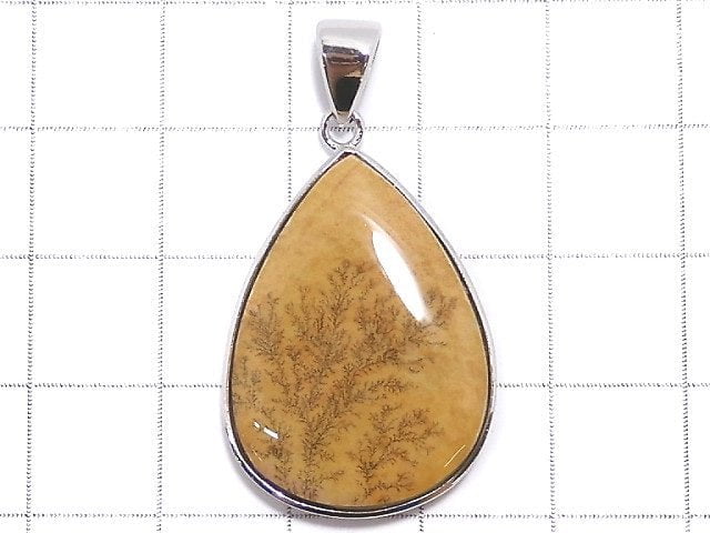 [Video][One of a kind] Dendrite Jasper Pendant Silver925 NO.33