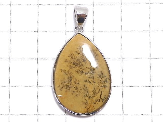 [Video][One of a kind] Dendrite Jasper Pendant Silver925 NO.34