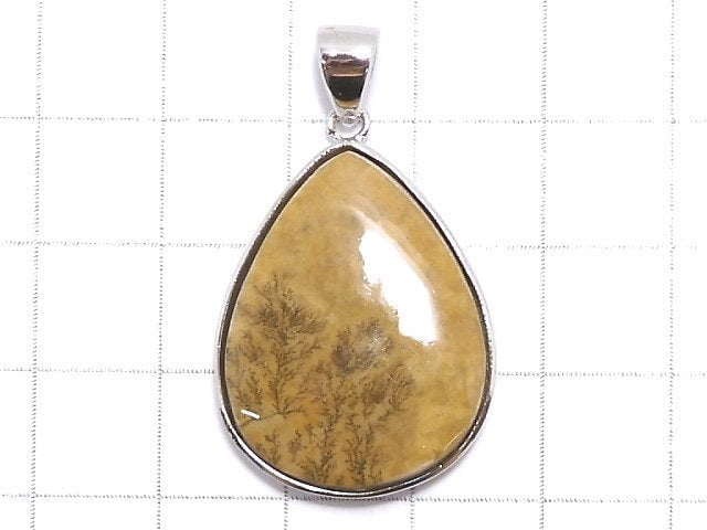 [Video][One of a kind] Dendrite Jasper Pendant Silver925 NO.37