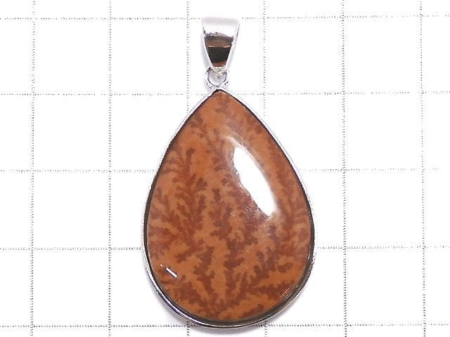 [Video][One of a kind] Dendrite Jasper Pendant Silver925 NO.39