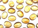 [Video]High Quality Brandy Citrine AAA Oval Cabochon 8x6mm 3pcs