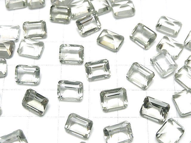 [Video]High Quality Green Amethyst AAA Loose stone Rectangle Faceted 9x7mm 3pcs