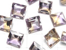 [Video]High Quality Ametrine AAA Loose stone Square Faceted 10x10mm 1pc