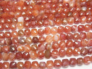 [Video] High Quality! Carnelian, Sardonyx AAA Cube Shape 8.5x8.5x8.5mm half or 1strand beads (aprx.15inch/36cm)