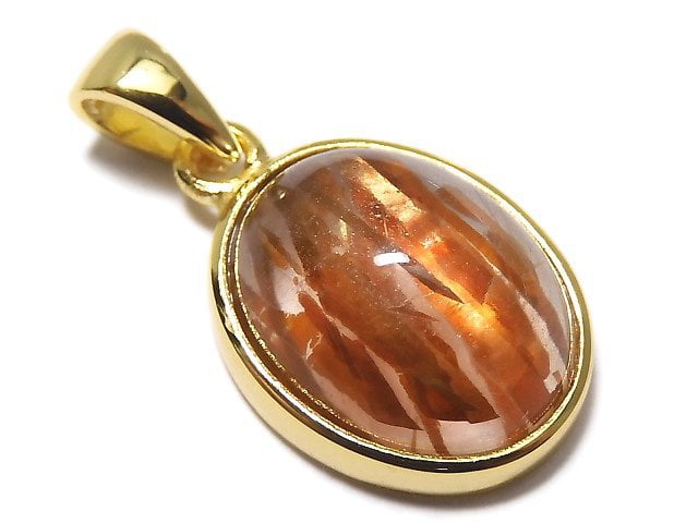 [Video][One of a kind] Copper Rutilated Quartz AAA Pendant 18KGP NO.136