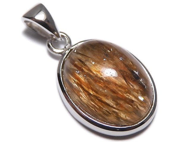 [Video][One of a kind] Copper Rutilated Quartz AAA Pendant Silver925 NO.138