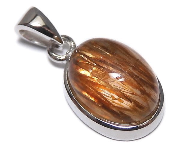 [Video][One of a kind] Copper Rutilated Quartz AAA Pendant Silver925 NO.139