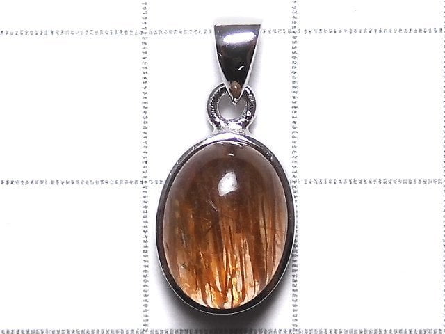 [Video][One of a kind] Copper Rutilated Quartz AAA Pendant Silver925 NO.139