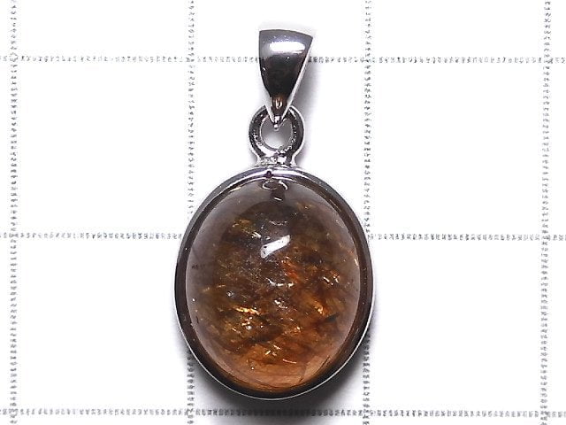 [Video][One of a kind] Copper Rutilated Quartz AAA Pendant Silver925 NO.140