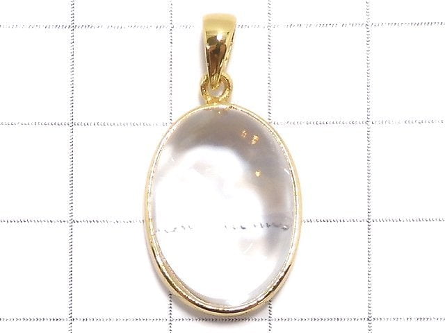 [Video][One of a kind] Iris Quartz AAA- Pendant 18KGP NO.40