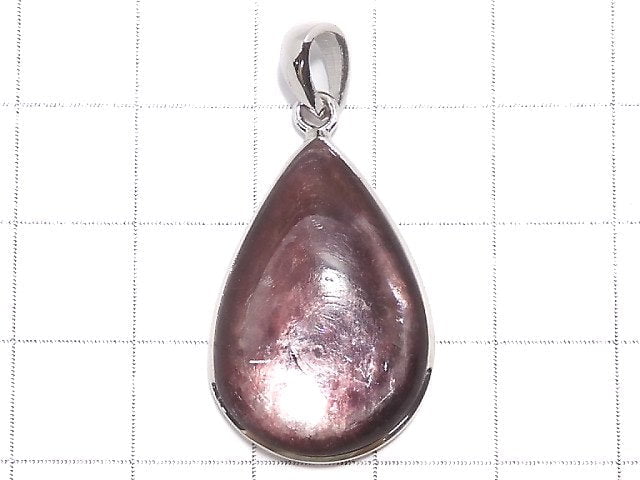 [Video][One of a kind] Lepidolite AAA Pendant Silver925 NO.35