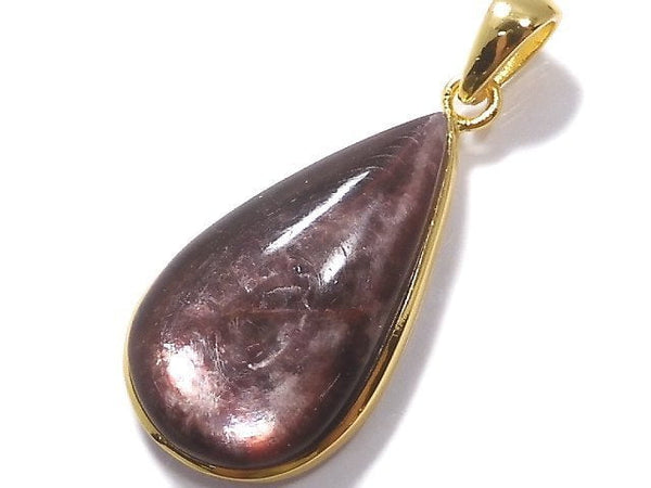 [Video][One of a kind] Lepidolite AAA Pendant 18KGP NO.49