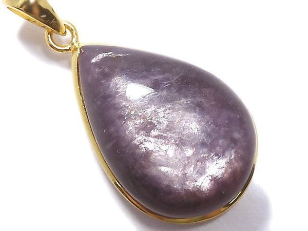 [Video][One of a kind] Lepidolite AAA Pendant 18KGP NO.54