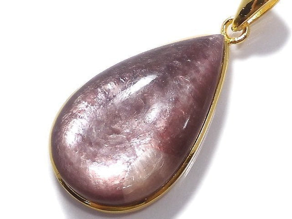 [Video][One of a kind] Lepidolite AAA Pendant 18KGP NO.56