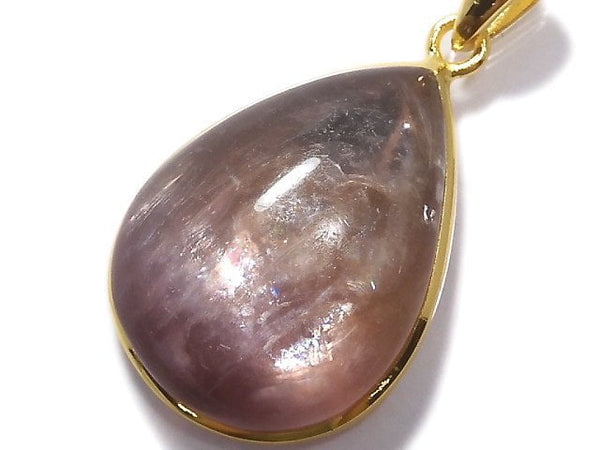 [Video][One of a kind] Lepidolite AAA Pendant 18KGP NO.57