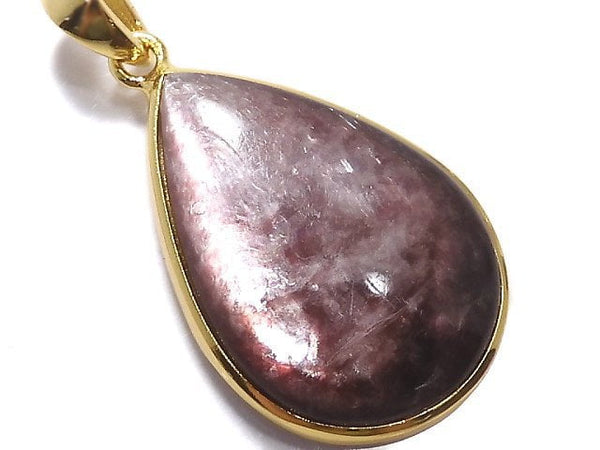 [Video][One of a kind] Lepidolite AAA Pendant 18KGP NO.58