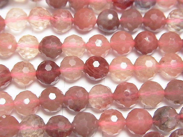 [Video]High Quality! Andesine AA++ 128Faceted Round 6mm half or 1strand beads (aprx.15inch/36cm)