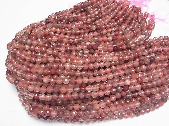 [Video]High Quality! Andesine AA++ 128Faceted Round 6mm half or 1strand beads (aprx.15inch/36cm)