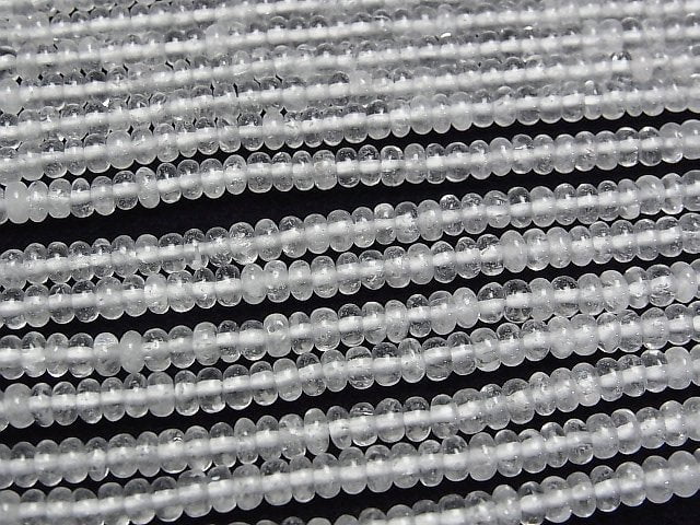 [Video] Crystal AA++ Roundel 4x4x2mm 1strand beads (aprx.15inch/36cm)