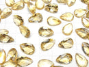 [Video]High Quality Citrine AAA Loose stone Pear shape Faceted 13x9mm 2pcs