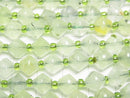 [Video]High Quality! Prehnite AA++ Abacus Cut 8x8x8mm half or 1strand beads (aprx.15inch/36cm)