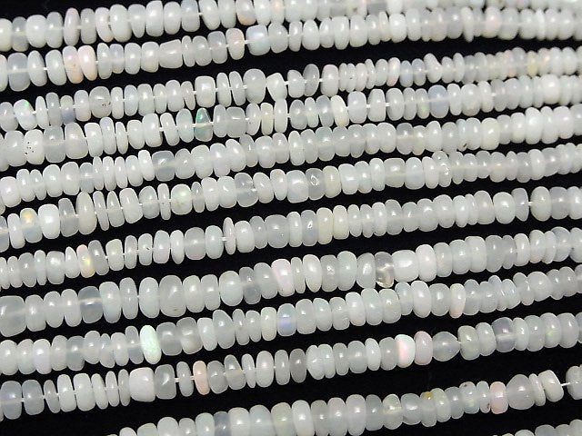 [Video] Ethiopian Opal AA+ Roundel half or 1strand beads (aprx.15inch/38cm)