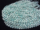 [Video]High Quality! Amazonite AA++ Abacus Cut 8x8x8mm half or 1strand beads (aprx.15inch/36cm)