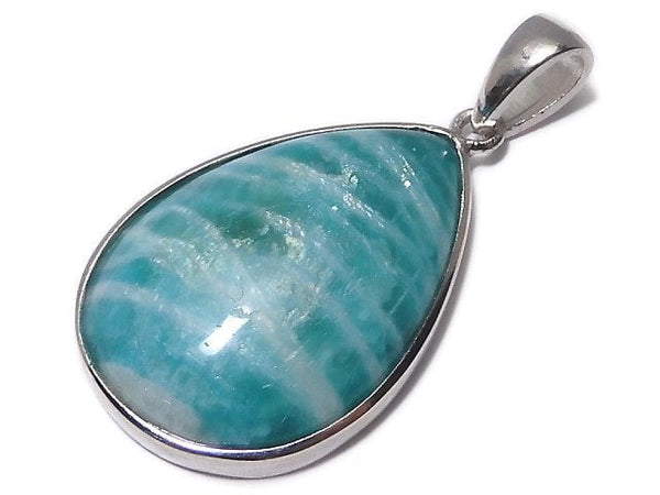 [Video][One of a kind] Amazonite AAA- Pendant Silver925 NO.204