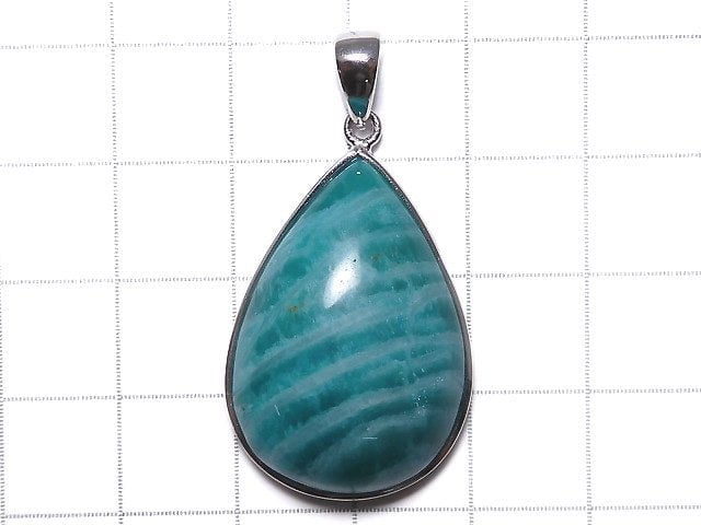 [Video][One of a kind] Amazonite AAA- Pendant Silver925 NO.210