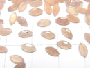 [Video]High Quality Peach Moonstone AAA Loose stone Marquise Faceted 6x3mm 10pcs