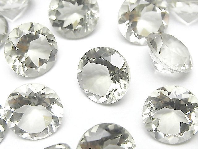 [Video]High Quality Green Amethyst AAA Loose stone Round Faceted 14x14mm 1pc