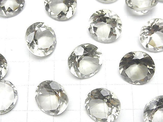 [Video]High Quality Green Amethyst AAA Loose stone Round Faceted 14x14mm 1pc