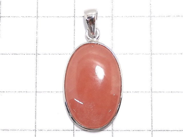 [Video][One of a kind] Rhodochrosite AAA Pendant Silver925 NO.22