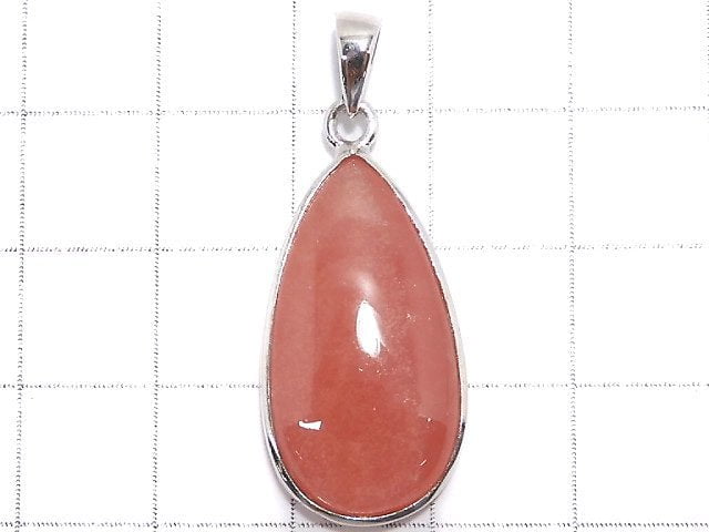 [Video][One of a kind] Rhodochrosite AAA Pendant Silver925 NO.24