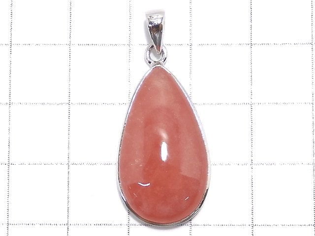 [Video][One of a kind] Rhodochrosite AAA Pendant Silver925 NO.26