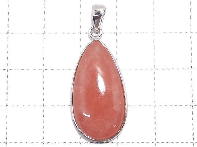 [Video][One of a kind] Rhodochrosite AAA Pendant Silver925 NO.28