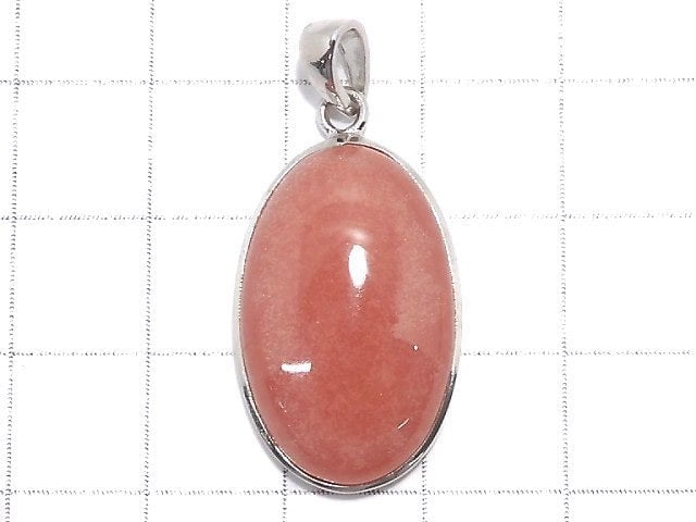 [Video][One of a kind] Rhodochrosite AAA Pendant Silver925 NO.29