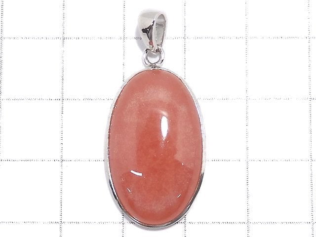 [Video][One of a kind] Rhodochrosite AAA Pendant Silver925 NO.30