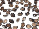 [Video]High Quality Smoky Quartz AAA Loose stone Pear shape Faceted 8x6mm 5pcs