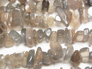 Gray Moonstone AA++ Chips (Small Nugget) 1strand beads (aprx.31inch/78cm)