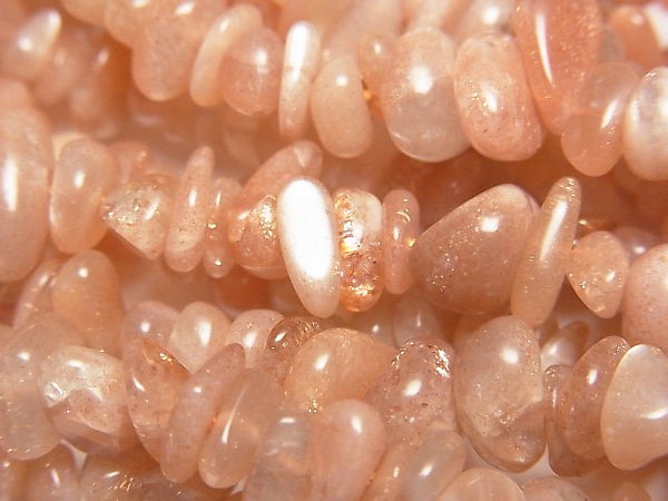 Orange Moonstone AA++ Chips (Small Nugget) 1strand beads (aprx.15inch/37cm)