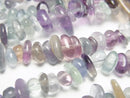 [Video] Multicolor Fluorite AAA- Chips (Small Nugget) 1strand beads (aprx.31inch/78cm)