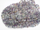 [Video] Multicolor Fluorite AAA- Chips (Small Nugget) 1strand beads (aprx.31inch/78cm)