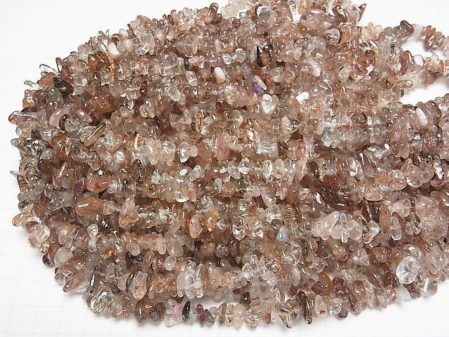 [Video]Copper Rutilated Quartz AA++ Chips (Small Nugget) 1strand beads (aprx.30inch/76cm)