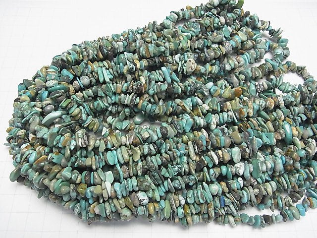 [Video]Turquoise AA+ Chips (Small Nugget) 1strand beads (aprx.30inch/76cm)