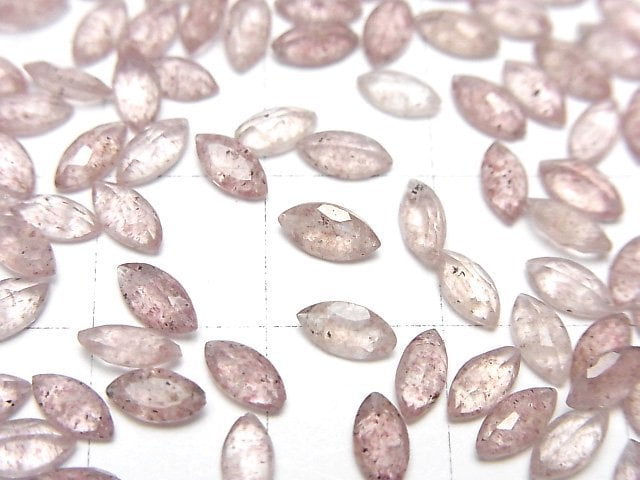 [Video]High Quality Pink Epidote AA++ Loose stone Marquise Faceted 6x3mm 10pcs