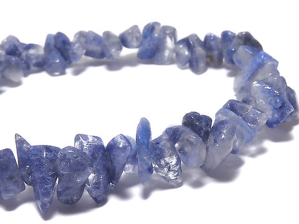 [Video][One of a kind] Dumortierite in Quartz Nugget Bracelet NO.102